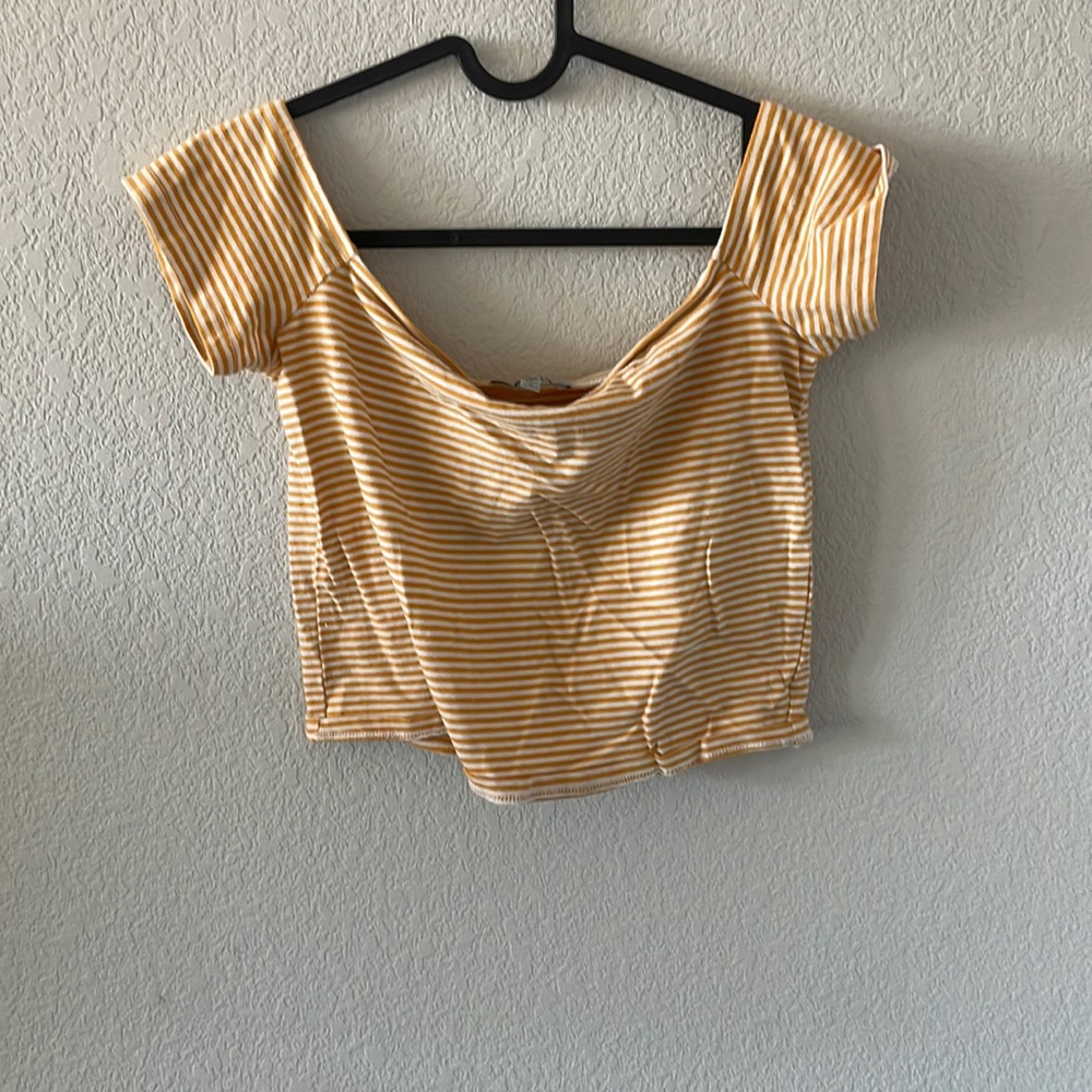 Charlotte Russe off the shoulder crop top
